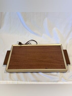 Vintage Cornwall Electric Warming Tray Model 1418 Mid Century USA